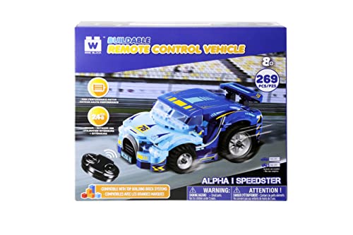 W WISE BLOCK Bauspielzeug, STEM Spielzeug für Kinder ab 8 Jahren, 273 Teile Bausatz ferngesteuertes Auto, RC Cars Geburtstagsgeschenke für Kinder, Alpha I Flitzer W WISE BLOCK Bauspielzeug, STEM Spielzeug für Kinder ab 8 Jahren, 273 Teile Bausatz ferngesteuertes Auto, RC Cars Geburtstagsgeschenke für Kinder, Alpha I Flitzer von W WISE BLOCK