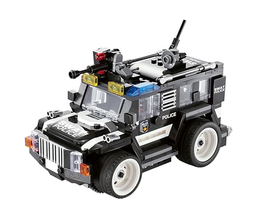 W WISE BLOCK Bauspielzeug, STEM Spielzeug für Kinder ab 8 Jahren, 370+ Teile Bausatz ferngesteuertes Auto, RC Cars Geburtstagsgeschenke für Kinder, RC SWAT Riot Vehicle W WISE BLOCK Bauspielzeug, STEM Spielzeug für Kinder ab 8 Jahren, 370+ Teile Bausatz ferngesteuertes Auto, RC Cars Geburtstagsgeschenke für Kinder, RC SWAT Riot Vehicle von W WISE BLOCK