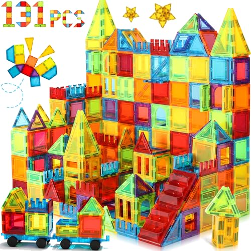 W WISE BLOCK Magnetische Bauklötze Spielzeug 131 Stück mit 2 Autos, STEM Magnetische Bausteinspielzeug für Kleinkinder Kinder Junge Mädch 3 4 5 6 7 8 Jahre W WISE BLOCK Magnetische Bauklötze Spielzeug 131 Stück mit 2 Autos, STEM Magnetische Bausteinspielzeug für Kleinkinder Kinder Junge Mädch 3 4 5 6 7 8 Jahre von W WISE BLOCK