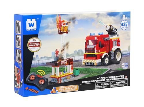 Wise Block Ferngesteuertes Auto Baukasten, Kinderspielzeug 8 9 10 11 12+ Jahre Junge Mädchen, Fortgeschrittenes Level - Dessert Shop Rescue von W WISE BLOCK