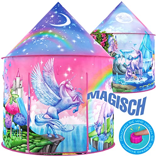 W&O Tenda per Bambini Tema Unicorno con Suoni Magici, Tenda Unicorno Bambina Regalo, Tenda Unicorno Bambina, Tenda Bambini, Tenda Gioco Bambini per Interni ed Esterni, Giochi per Bambini W&O Tenda per Bambini Tema Unicorno con Suoni Magici, Tenda Unicorno Bambina Regalo, Tenda Unicorno Bambina, Tenda Bambini, Tenda Gioco Bambini per Interni ed Esterni, Giochi per Bambini von W&O