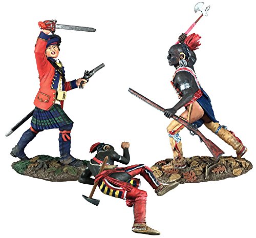 W. Britain 16040 Art of War - Bushy Run Set #2 - Maßstab 1:32, 3 handbemalte Metallfiguren, ca. 60 mm, limitierte Auflage von 350, Big Kid, Erwachsene W. Britain 16040 Art of War - Bushy Run Set #2 - Maßstab 1:32, 3 handbemalte Metallfiguren, ca. 60 mm, limitierte Auflage von 350, Big Kid, Erwachsene von W. Britain