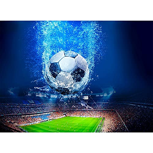 WACYDSD Puzzle 500 Teile Fantasy-Fußballstadion Klassische Puzzle 3D Puzzle DIY Kit Holzspielzeug Einzigartiges Geschenk Wohnkultur Geeignet für Alter 14 und älter von WACYDSD