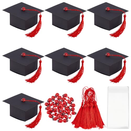 WADORN 50 Packung Geschenkboxen Mit Abschlusskappen Süßigkeiten Party, Geschenksets Mit Quasten Tafelaufsätze Abschlussfeiern Dekorationen Für Abschlussfeier Klasse College 2025 Partydekorationen WADORN 50 Packung Geschenkboxen Mit Abschlusskappen Süßigkeiten Party, Geschenksets Mit Quasten Tafelaufsätze Abschlussfeiern Dekorationen Für Abschlussfeier Klasse College 2025 Partydekorationen von WADORN