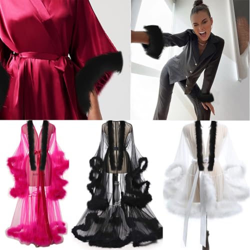 WADORN 5M Marabu Federboa Flauschige Marabou Federboa Nähbesatz Happy Marabou Federboa Lange Marabou Federboa Für Kostüm Hochzeit Party Halloween Weihnachtsdekoration Schwarz WADORN 5M Marabu Federboa Flauschige Marabou Federboa Nähbesatz Happy Marabou Federboa Lange Marabou Federboa Für Kostüm Hochzeit Party Halloween Weihnachtsdekoration Schwarz von WADORN