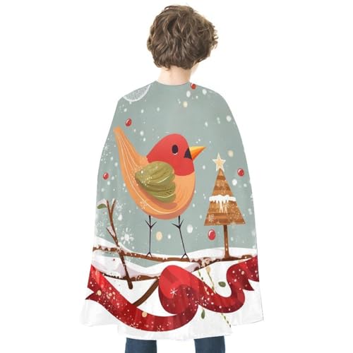 Halloween-Umhang für Erwachsene, Frohe Weihnachten, Vogel-Umhänge für Erwachsene, Party-Umhänge für Unisex, Umhang, rot, wendbar Halloween-Umhang für Erwachsene, Frohe Weihnachten, Vogel-Umhänge für Erwachsene, Party-Umhänge für Unisex, Umhang, rot, wendbar von WAFICAC