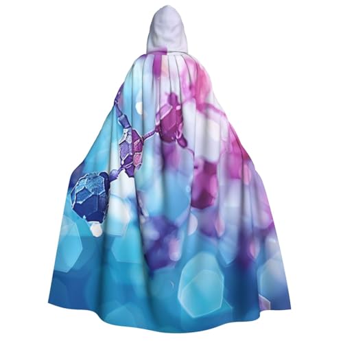 WAFICAC Abstract ScienceKapuzenumhang, Halloween-Kostümzubehör für Erwachsene, Cosplay-Partykostüme von WAFICAC