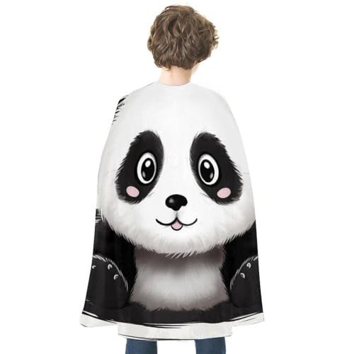 WAFICAC Halloween-Umhang für Erwachsene, schwarz-weißer Panda-Umhang für Partys für Erwachsene, Umhang für Unisex, roter Wendeumhang WAFICAC Halloween-Umhang für Erwachsene, schwarz-weißer Panda-Umhang für Partys für Erwachsene, Umhang für Unisex, roter Wendeumhang von WAFICAC
