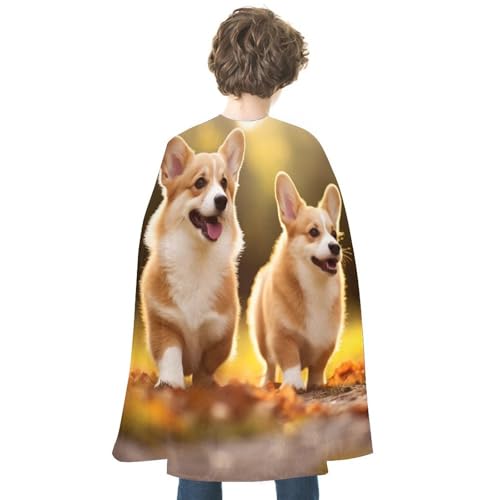 WAFICAC Halloween-Umhang für Erwachsene, süßer Corgi-Hundeumhang für Partys für Erwachsene, Unisex-Umhang, roter Wendeumhang WAFICAC Halloween-Umhang für Erwachsene, süßer Corgi-Hundeumhang für Partys für Erwachsene, Unisex-Umhang, roter Wendeumhang von WAFICAC