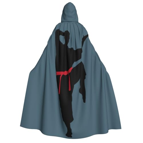 WAFICAC Karate Männer Print Unisex Erwachsene Kapuzenmantel Wizard Robe Männer Cosplay Cape Karneval Thema Party Dekor WAFICAC Karate Männer Print Unisex Erwachsene Kapuzenmantel Wizard Robe Männer Cosplay Cape Karneval Thema Party Dekor von WAFICAC