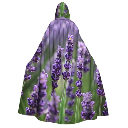 WAFICAC Lila Lavendel Blumen Druck Unisex Erwachsene Kapuzenmantel Zauberer Robe Männer Cosplay Cape Karneval Thema Party Dekor WAFICAC Lila Lavendel Blumen Druck Unisex Erwachsene Kapuzenmantel Zauberer Robe Männer Cosplay Cape Karneval Thema Party Dekor von WAFICAC
