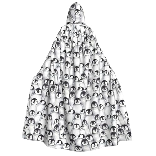 WAFICAC Niedlicher Baby-Pinguin-Skizzendruck, Unisex, für Erwachsene, Kapuzenumhang, Zaubererrobe, Herren, Cosplay, Umhang, Karnevalsthema, Party-Dekor WAFICAC Niedlicher Baby-Pinguin-Skizzendruck, Unisex, für Erwachsene, Kapuzenumhang, Zaubererrobe, Herren, Cosplay, Umhang, Karnevalsthema, Party-Dekor von WAFICAC