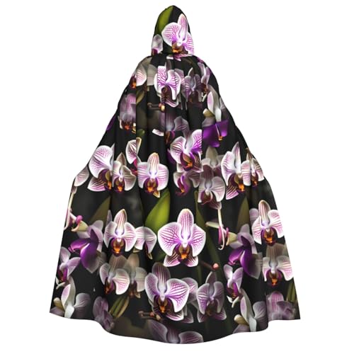 WAFICAC Orchideen Druck Unisex Erwachsene Mit Kapuze Mantel Wizard Robe Männer Cosplay Cape Karneval Thema Party Decor WAFICAC Orchideen Druck Unisex Erwachsene Mit Kapuze Mantel Wizard Robe Männer Cosplay Cape Karneval Thema Party Decor von WAFICAC