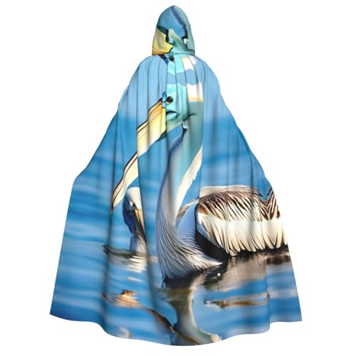 WAFICAC Pelikan Vogel Blau Meer Himmel Druck Unisex Erwachsene Mit Kapuze Mantel Wizard Robe Männer Cosplay Cape Karneval Thema Party Decor WAFICAC Pelikan Vogel Blau Meer Himmel Druck Unisex Erwachsene Mit Kapuze Mantel Wizard Robe Männer Cosplay Cape Karneval Thema Party Decor von WAFICAC