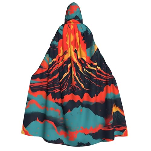 WAFICAC Vulkan Druck Unisex Erwachsene Mit Kapuze Mantel Wizard Robe Männer Cosplay Cape Karneval Thema Party Decor WAFICAC Vulkan Druck Unisex Erwachsene Mit Kapuze Mantel Wizard Robe Männer Cosplay Cape Karneval Thema Party Decor von WAFICAC