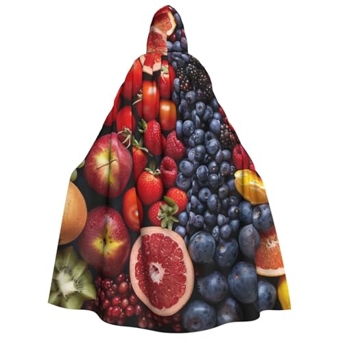 WAFICAC frisches Obst und Gemüse Kapuzenumhang Halloween Kostüm Zubehör für Erwachsene Cosplay Party Kostüme WAFICAC frisches Obst und Gemüse Kapuzenumhang Halloween Kostüm Zubehör für Erwachsene Cosplay Party Kostüme von WAFICAC