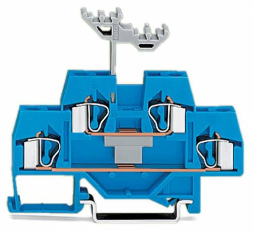 WAGO 281-629 Doppelstock-Durchgangsklemme 6mm Zugfeder Belegung: N Blau 50St. von WAGO