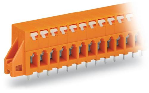 WAGO 741-232 Federkraftklemmblock 2.50mm² Polzahl (num) 2 Orange 180St. von WAGO