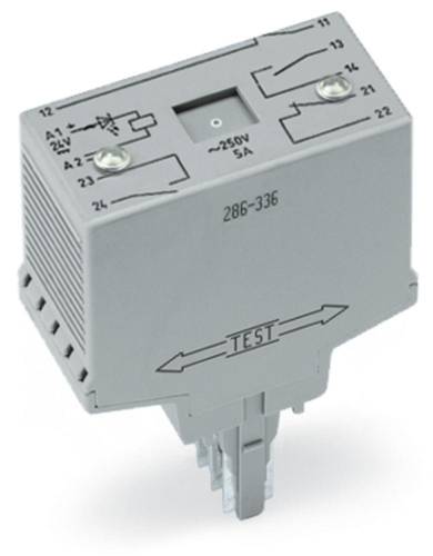 WAGO 286-336/001-000 Steckrelais 24 V/DC 2 Öffner, 2 Schließer 10St. von WAGO