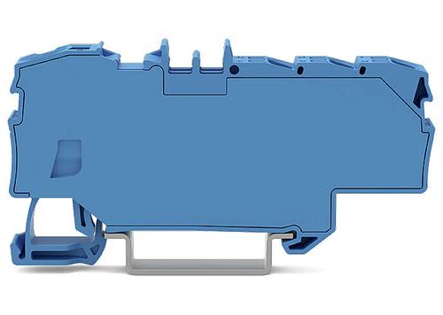 WAGO 2006-8034 Verteiler-Reihenklemme Käfigzugfederanschluss Blau 12St. von WAGO
