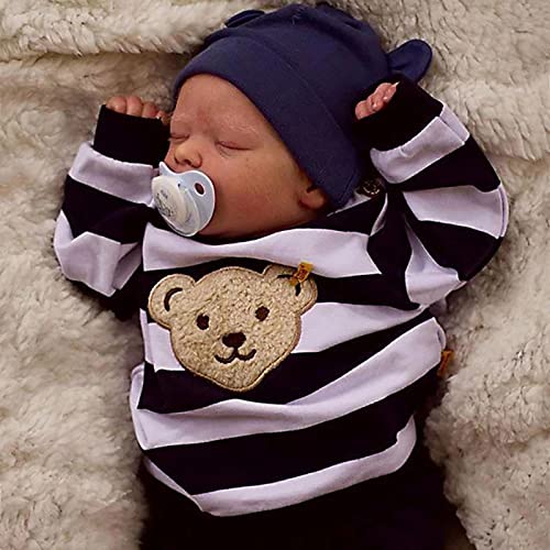 Earnmore Reborn Baby Vollsilikon Lebensecht Weich 18 Zoll Realistische Geschlossene Augen Schlaf Junge Vinyl Silikon Nettes Neugeborenes Spielzeug Geschenk Für Kinder,garçon Earnmore Reborn Baby Vollsilikon Lebensecht Weich 18 Zoll Realistische Geschlossene Augen Schlaf Junge Vinyl Silikon Nettes Neugeborenes Spielzeug Geschenk Für Kinder,garçon von Earnmore