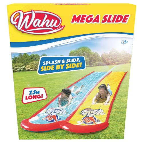 Wahu Mega Slide, Wasserspielzeug Outdoor für Kinder ab 6 Jahren, Wasserrutsche Garten für Draußen, Wasserbahn und Wasserspiel von WAHU
