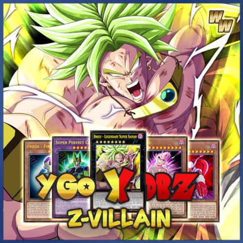 WAIFUWORLD SHOP YGO x DBZ 2-Player Playset | Z-Villain Deck | Yu-Gi-Oh! Deck im Theme Dragonball Z | Trading Card Game | Dragonball Karten | 1 x 1 Deck von WAIFUWORLD SHOP