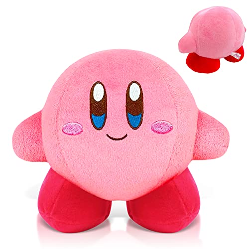 WAIMXDAO Kirby Kuscheltier, Kirby Plüschtier Stofftier Plüschtiere Kirby Plüsch Kuscheltier Anime Spiel Kirby Weiche Schlafkissen für Kinder Geburtstag Geschenk Spielzeug (Rosa) von WAIMXDAO