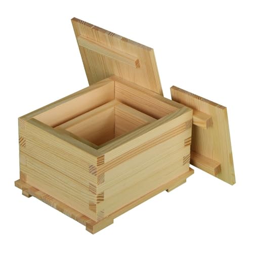 WALACHIA Nr.54 – Aufbewahrungsbox – Bausatz aus 100% natürlichem Holz – 130 x 100 x 80 mm – 92 Stück – 8+ von WALACHIA