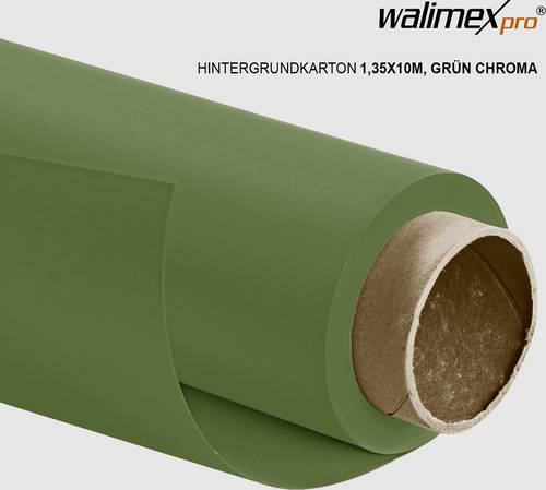 Walimex Pro Hintergrundkarton (L x B) 10000mm x 1350mm Grün von WALIMEX PRO