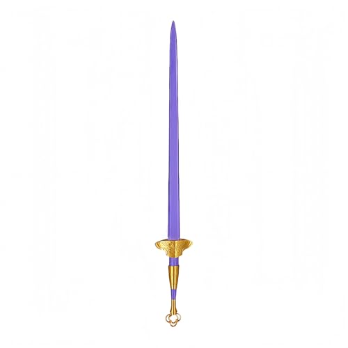 Huntrix Rumi Retractable Prop Sword for Kpop Demon Hunter Themes, Halloween Party Decorations (Purple) von WANAHTON