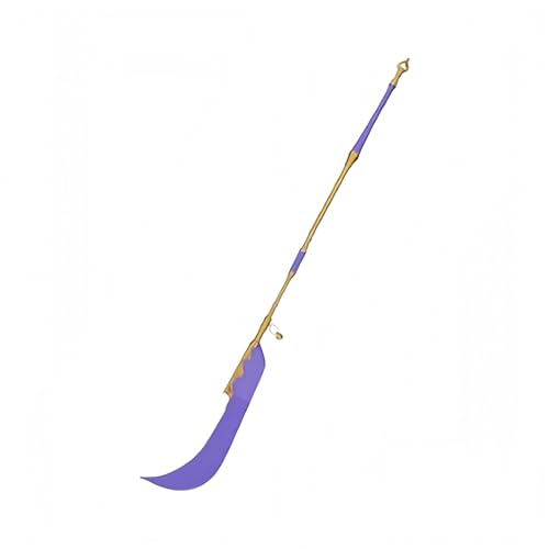 Mira Glaive Spear for Kpop Demon Hunters Cosplay, Langschwert Requisite, Anime Waffe Nachbildung, Halloween Kostüm Zubehör Lila (Purple) von WANAHTON