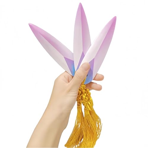 Zoey's Prop Replica for Kpop Demon Hunters, Role Play Weapons, Blue-Purple Gradient, Halloween Cosplay Accessories (3PC) von WANAHTON