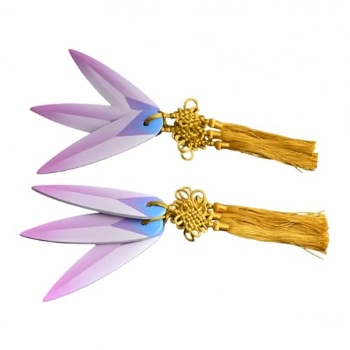 Zoey's Prop Replica for Kpop Demon Hunters, Role Play Weapons, Blue-Purple Gradient, Halloween Cosplay Accessories (6PC) von WANAHTON