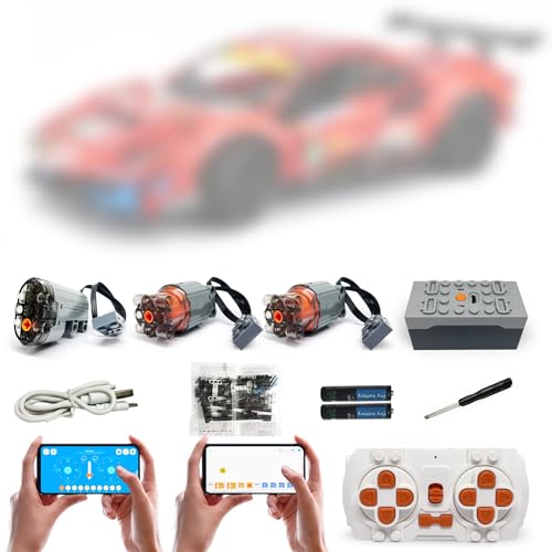 WANCHENG Technik Power Motoren Set für 42125, 4 Modi der APP-Steuerung, Upgrade Zubehör mit 3 Motor und Fernbedienug Set (Modell Nicht Enthalten) von WANCHENG