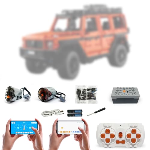 Technik Power Motoren Set für Lego 42177, 4 Modi der APP-Steuerung, Upgrade Zubehör mit 2 Motor und Fernbedienug Set (Modell Nicht Enthalten) von WANCHENG