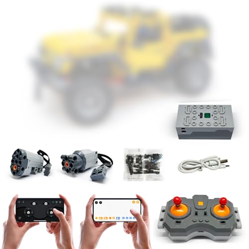 WANCHENG Technik motoren Set für 42122, APP-Steuerung, Programmierbar, mit Joystick Fernbedienung, 2 Motor (Modell Nicht Enthalten) (Gewöhnlicher Motor) von WANCHENG