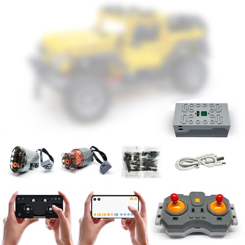 WANCHENG Technik motoren Set für 42122, APP-Steuerung, Programmierbar, mit Joystick Fernbedienung, 2 Motor (Modell Nicht Enthalten) (Super Motor) von WANCHENG