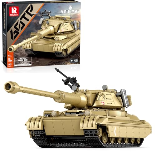 WANCHENG Technik Panzer Modell, 1128 Teile, Kettenpanzer Bausteine Bausatz, MOC Klemmbausteine, Mit Exquisiten Verpackungsboxen von WANCHENG