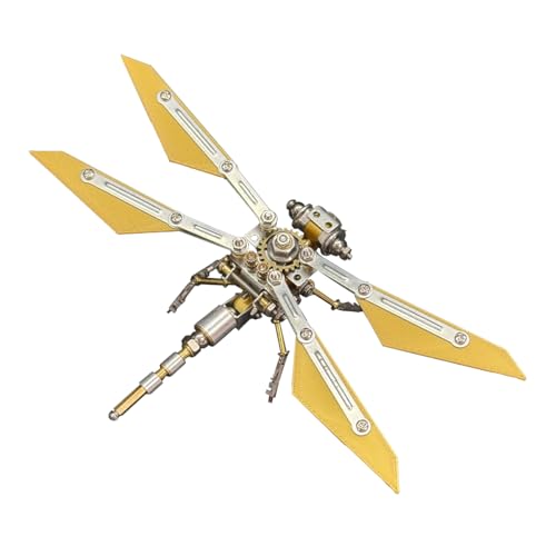 WANENGEDIY 3D Metall Puzzle Libelle, 126 Teile DIY-Montage Steampunk 3D Mechanische Puzzle Modellbausatz mit Werkzeugen, Adventskalender 2025 Geschenke WANENGEDIY 3D Metall Puzzle Libelle, 126 Teile DIY-Montage Steampunk 3D Mechanische Puzzle Modellbausatz mit Werkzeugen, Adventskalender 2025 Geschenke von WANENGEDIY