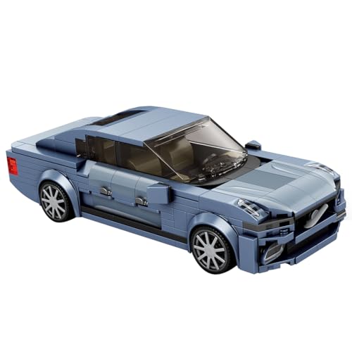 WANENGEDIY Klemmbausteine Auto, S90 Fahrzeuge Bausteine Set, Kompatibel mit gängigen Bausteinen, Fahrzeug für Sammler und Deko, Modellbausatz für Erwachsene, 387 Teile von WANENGEDIY
