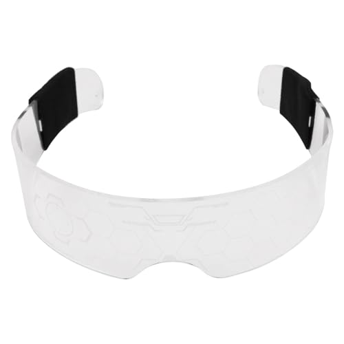 WANGCL Led Brillen für Party Cyberpunk Leuchtbrille Futuristische Brille für Karneval Bars Nachtleben Cosplay von WANGCL