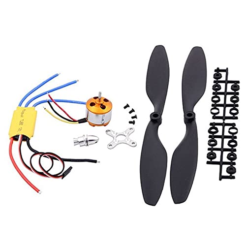 WANGCL Quadruple Axis F450 Quadcopter Kit mit bürstenlosem Motor, ESC-Schutzmaterialien, Flugkits für DJI F450 550 Rahmen, Fester Flügel, KT Board, Hobbyisten, Erwachsene von WANGCL