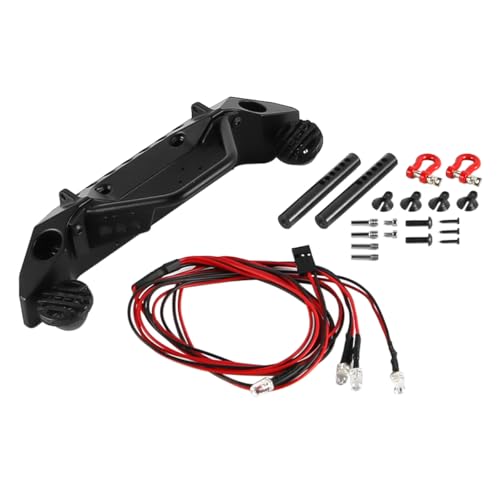 WANGCL RC Frontstoßstange Crawler Stoßstange mit Lichtern für 1:10 RC Crawler TR4 SC10 90046 90047 WANGCL RC Frontstoßstange Crawler Stoßstange mit Lichtern für 1:10 RC Crawler TR4 SC10 90046 90047 von WANGCL