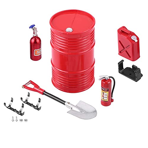 WANGCL Rc Rock Crawler Zubehör Mini Decor Simulation Tool Part Feuerlöscher Sets für 1/10 RC Car Climbing Crawler Car Kompatibel mit SCX10 D90 TRX4 WANGCL Rc Rock Crawler Zubehör Mini Decor Simulation Tool Part Feuerlöscher Sets für 1/10 RC Car Climbing Crawler Car Kompatibel mit SCX10 D90 TRX4 von WANGCL