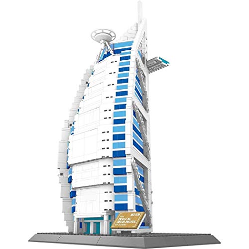 Wange Burj al Arab von Dubai Architektur-Modell, zur Montage mit mit Bausteinen von WANGE
