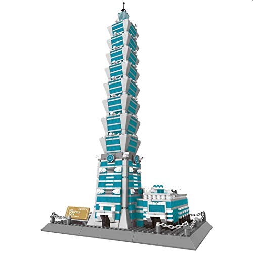 Wange Taipei 1010 von Taiwan Architektur-Modell, zur Montage mit Bausteinen von WANGE