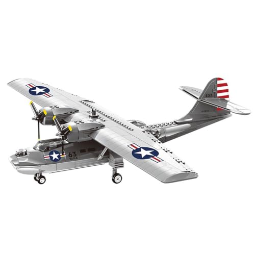 WANGE Bausatz des Wasserflugzeugs PBY-5A Catalina zum Zusammenbauen mit Bausteinen. Modell eines amerikanischen amphibischen Patrouillen- und Rettungsflugzeugs. Flugzeugmodellbau im Maßstab 1:48 WANGE Bausatz des Wasserflugzeugs PBY-5A Catalina zum Zusammenbauen mit Bausteinen. Modell eines amerikanischen amphibischen Patrouillen- und Rettungsflugzeugs. Flugzeugmodellbau im Maßstab 1:48 von WANGE