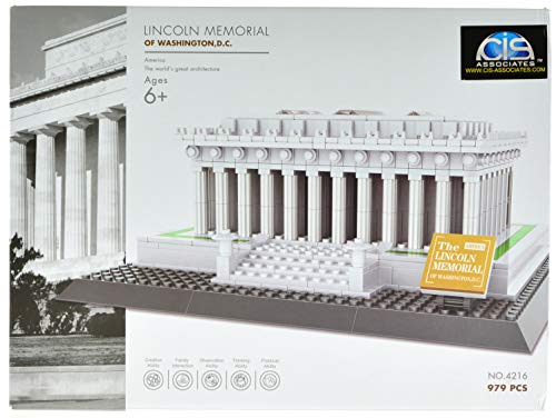 WANGE Lincoln Memorial, Washington D, ArtikelNr. 4216, Anzahl der Teile: 979 von WANGE