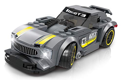 WANGE Super Champions Rennwagen Sportwagen für die Konkurrenz Konstruktionsspiel mit Blöcken grau/gelb WANGE Super Champions Rennwagen Sportwagen für die Konkurrenz Konstruktionsspiel mit Blöcken grau/gelb von WANGE
